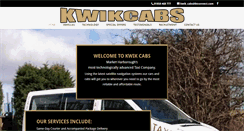 Desktop Screenshot of kwikcabs.co.uk